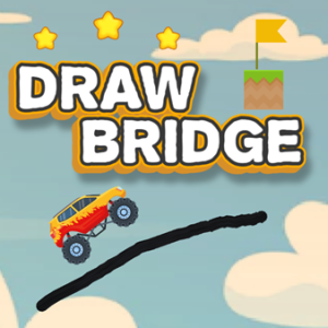 In Draw Bridge, sketch the path to guide your car safely to the finish line! Dodge spikes, avoid other vehicles, and collect all the stars along the way. Use your creativity and precision—one wrong line and it’s game over! Can you draw your way to victory?