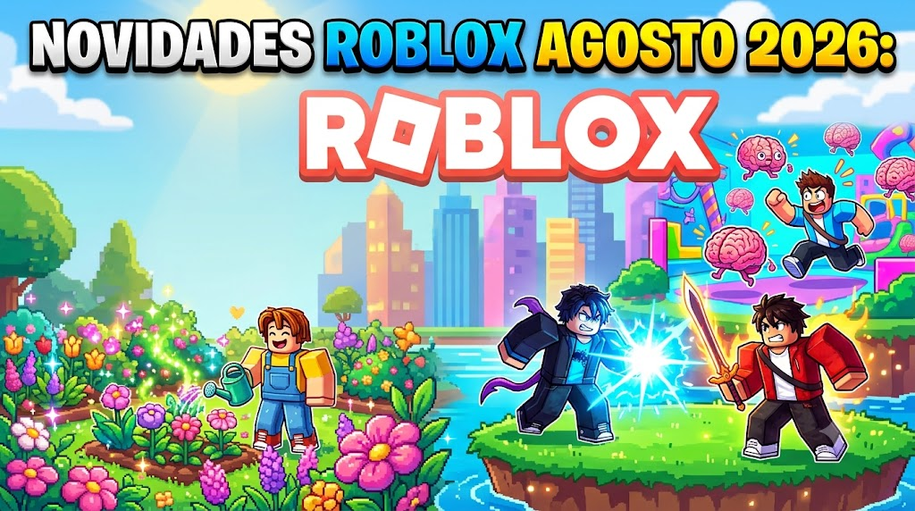 Novidades Roblox Agosto 2026: Grow a Garden 2, Blox Fruits, Steal a Brainrot e Mais