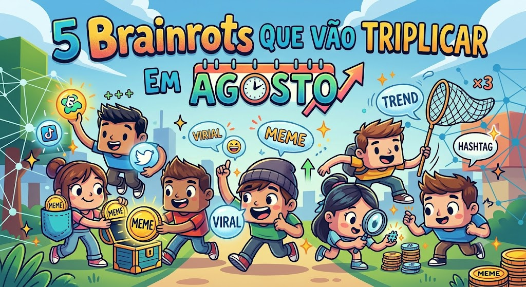 5 Brainrots Do Steal A Brainrot Que Vão Triplicar Em Agosto